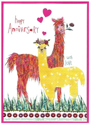 happy anniversary, llamas
