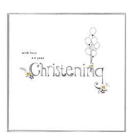 on your christening, extra large card